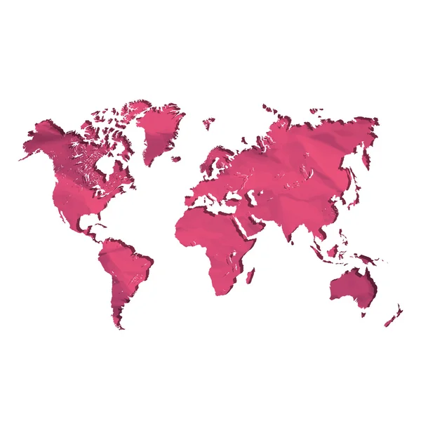 Beyaz arka plan üzerinde dünya haritası. vektör arka plan — Stok Vektör