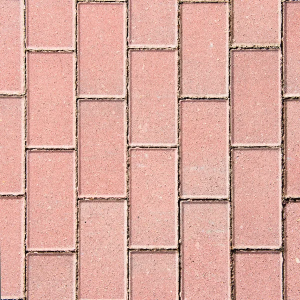 Carrelage pavé rectangle rose. Texture fond . — Photo