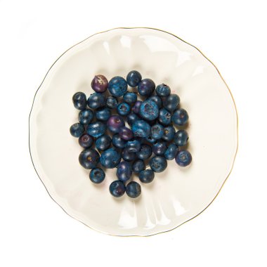 Beyaz arka plan üzerinde izole üzümü ile plaka