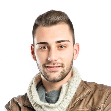 yakışıklı adam izole arka plan 