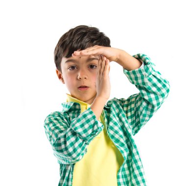 çocuk yapma zaman aşımı jest beyaz zemin üzerine 