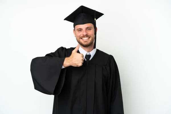 年轻的巴西大学毕业生 因白人背景而孤立无援 举手投足 — 图库照片