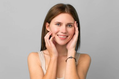 genç ve güzel kadın portresi