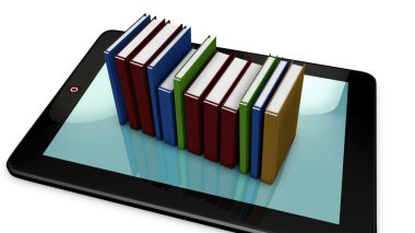 tablet pc. Kitaplar