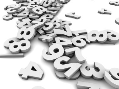 3D dağınık numaraları