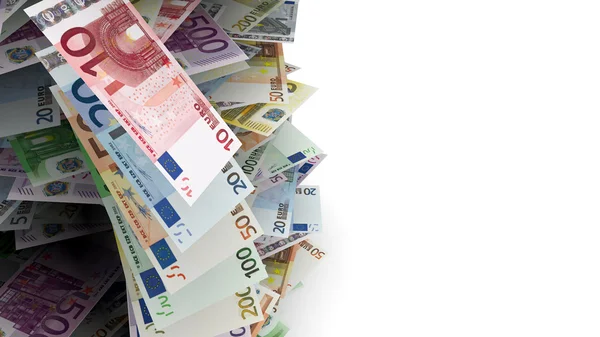 Eurobankjegyek pénz — Stock Fotó