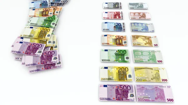 Euro Money Banknotes — Stock Photo, Image