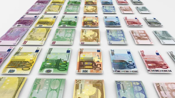 Euro Money Banknotes — Stock Photo, Image