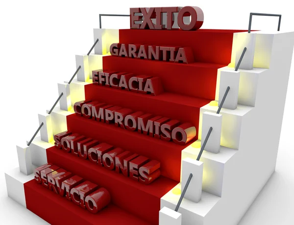 Diagrama de sucesso empresarial — Fotografia de Stock