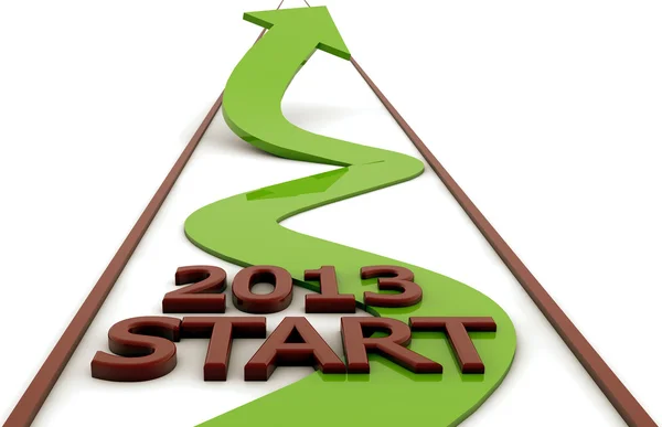 Start 2013 — Stockfoto