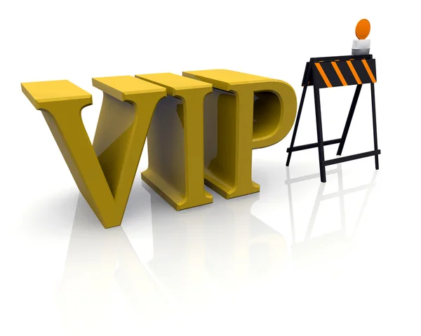 황금 편지 Vip — 스톡 사진