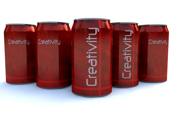 Creativity soda — Stock Photo, Image