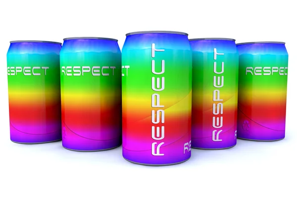 Respect soda — Stock Photo, Image