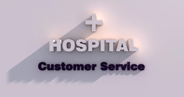 Hospital customer service — Stock Photo, Image