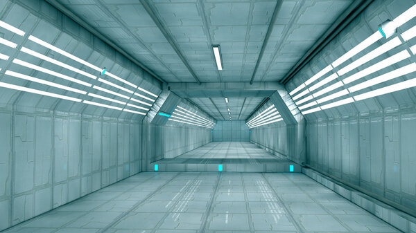 Futuristic corridor