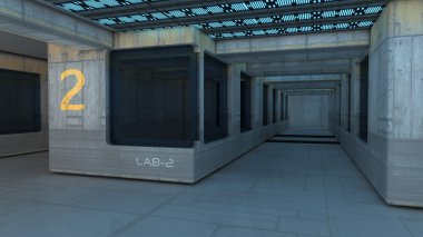 fütüristik bir yer