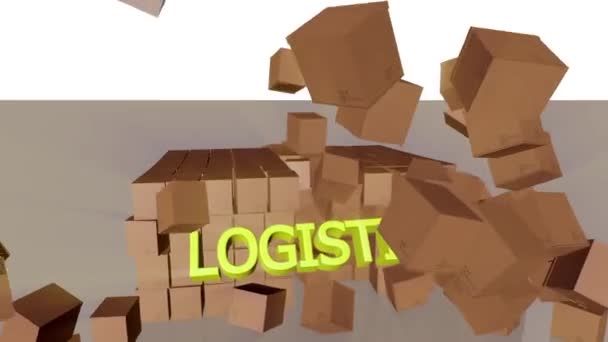 Logistik — Stockvideo