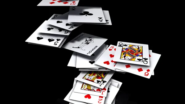 Lettere di poker — Foto Stock