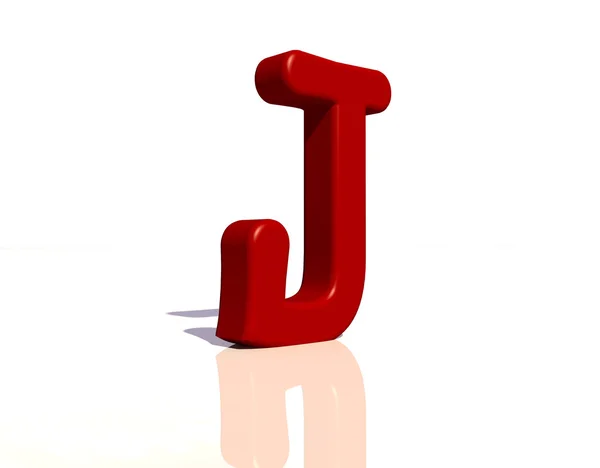 Letter j — Stock Photo, Image