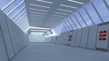 fütüristik koridor