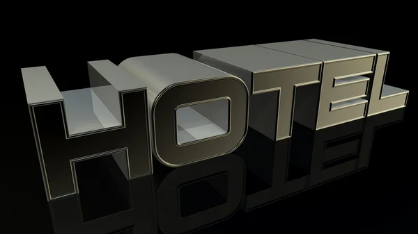 Hotel title — Stock Photo, Image