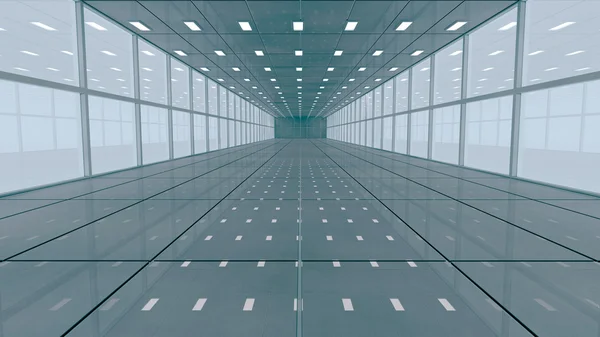 Futuristic corridor — Stock Photo, Image