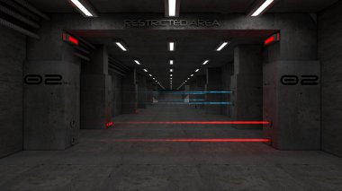 fütüristik koridor