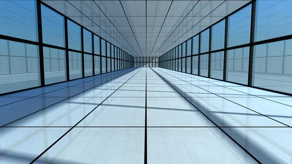 Futuristic corridor — Stock Photo, Image