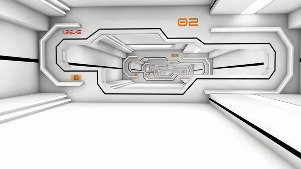 Futurystyczne wnętrza — Zdjęcie stockowe