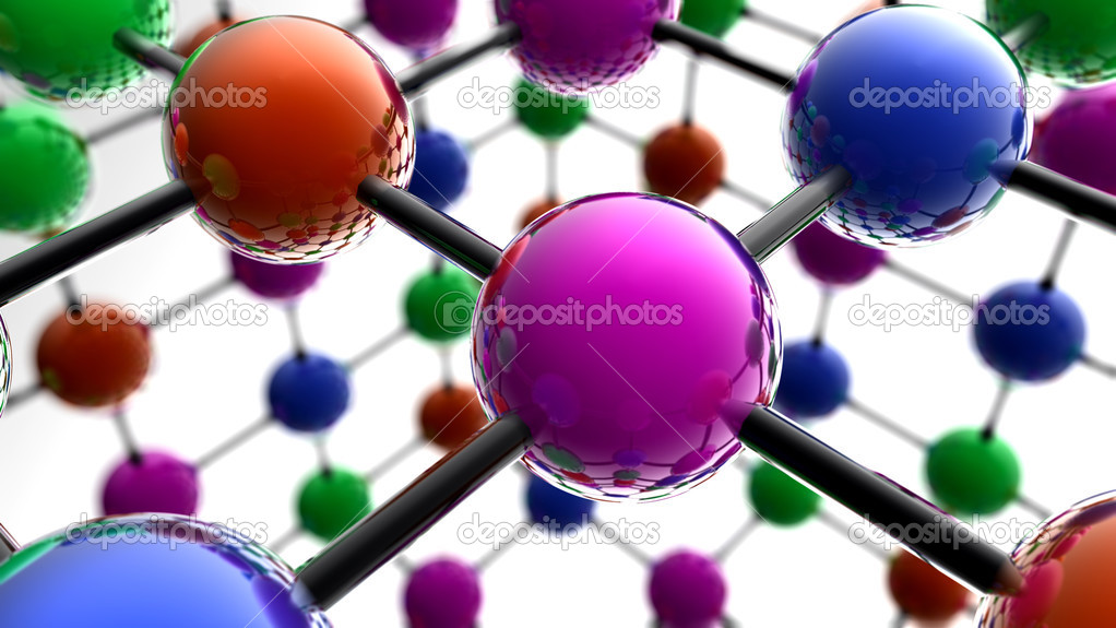 Colored science spheres