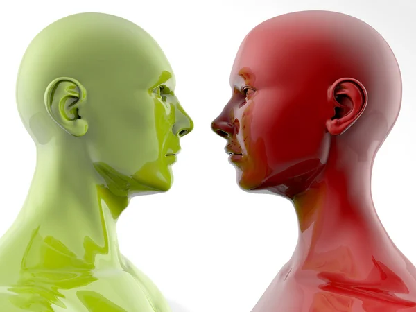 Face to face — Stock Photo, Image