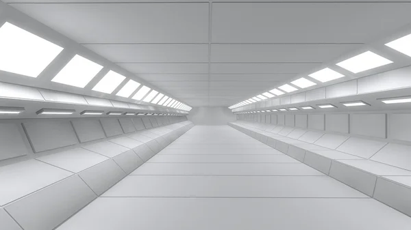 Futuristic corridor — Stock Photo, Image