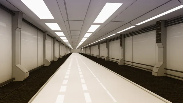 Futuristické koridor — Stock fotografie