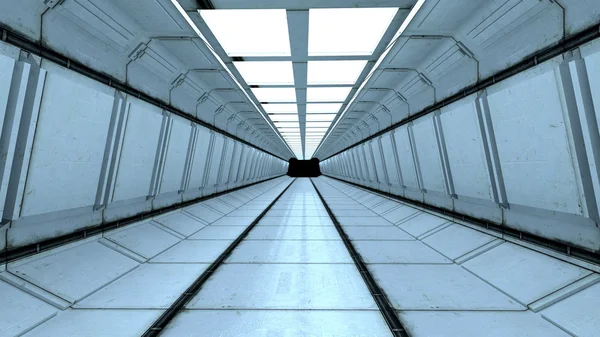 Futuristické koridor — Stock fotografie