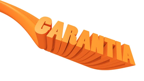 Garanti (garantia på spanska) — Stockfoto