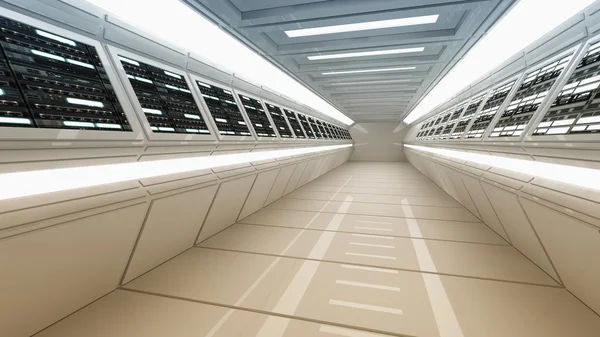 Couloir futuriste — Photo