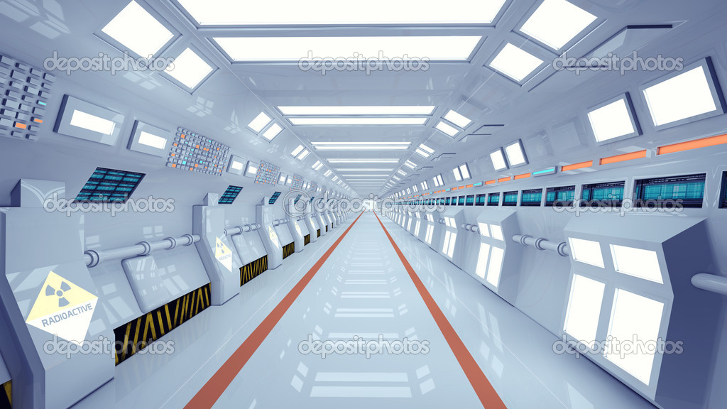 Futuristic corridor