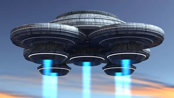 3d UFO — Stock Photo, Image