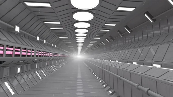 Corridoio futuristico — Foto Stock