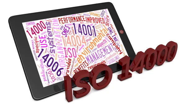 ISO 14000 — 图库照片
