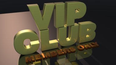 VIP pass in club clipart