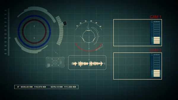 SCIFI control panel — Stock Photo, Image