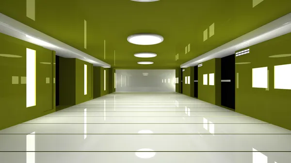 Futuristic interior — Stock Photo, Image