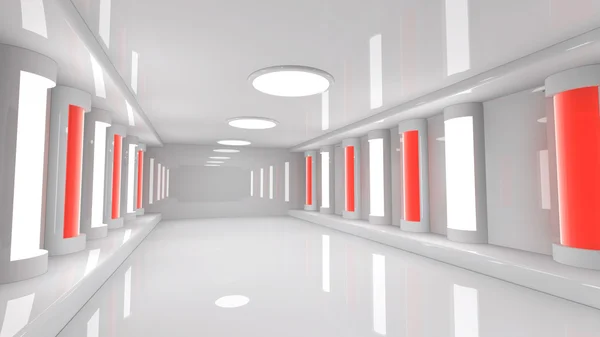 Futuristic interior