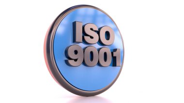 ISO 9001 3d metni oluşturmak