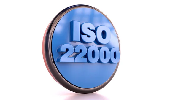 Iso 22000 Text Render — 图库照片