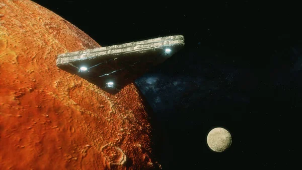 Здачі Космічний Корабель Ufo — стокове фото
