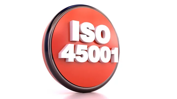 Iso 45001 Text Render — 图库照片