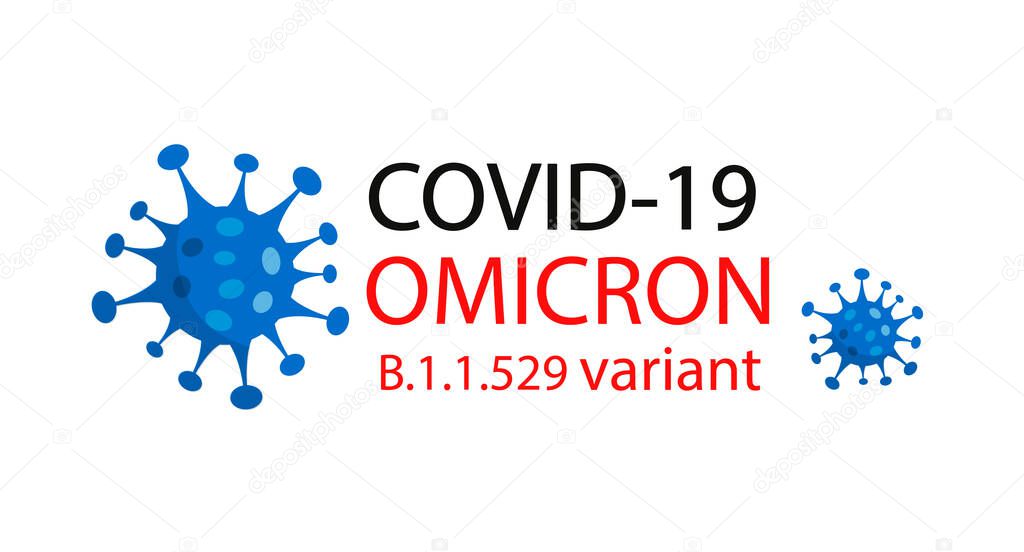 omicron virus mutant variant covid-19 sars-cov-2, vector bunner