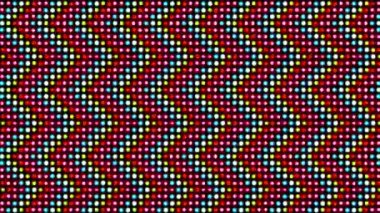 Colour changing abstract LED wall lights Flashing lights for nightclub and disco stage background Matrix beam halogen style lamp neon, seamless loop